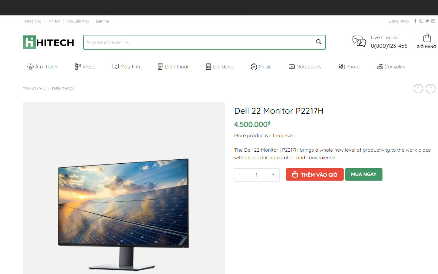theme wordpress bán đồ công nghệ đẹp